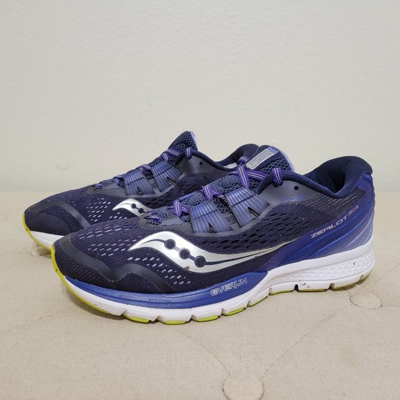 Saucony Women's Zealot ISO 3 Size 10.5 Running Shoes Blue S10369-2 - Picture 3 of 9